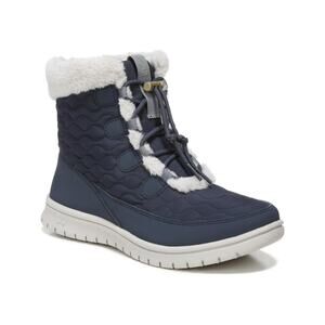 Ryka Women's 9W Blue Ink Snow Bound Quilted Hiking Boots Lace Up Outdoor LB14-1